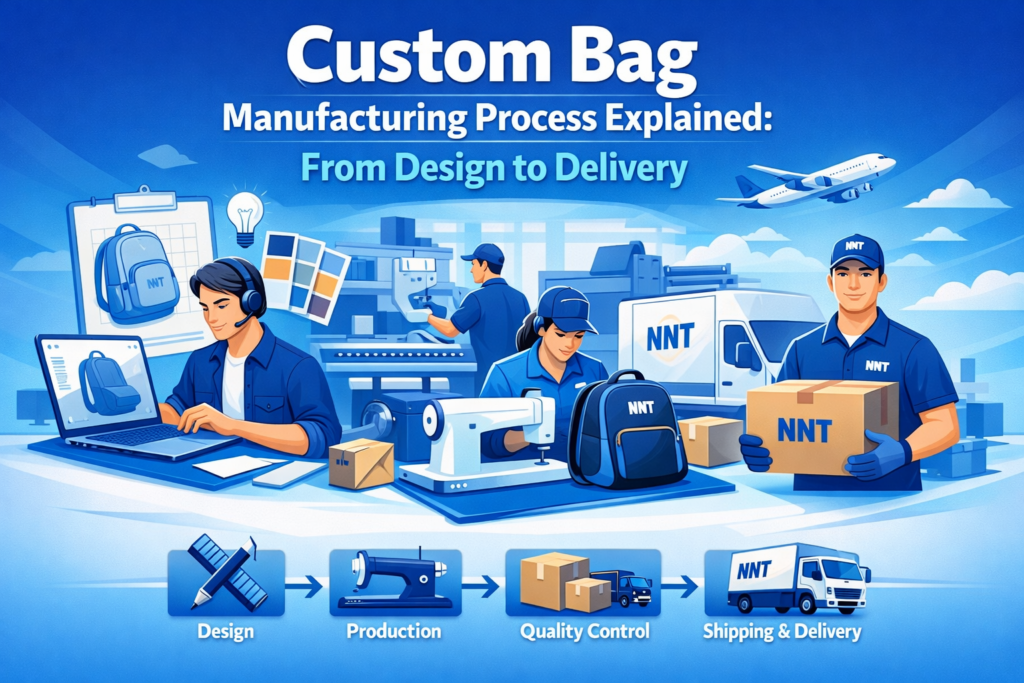 Custom Bag Manufacturing Process Explained: From Design to Delivery