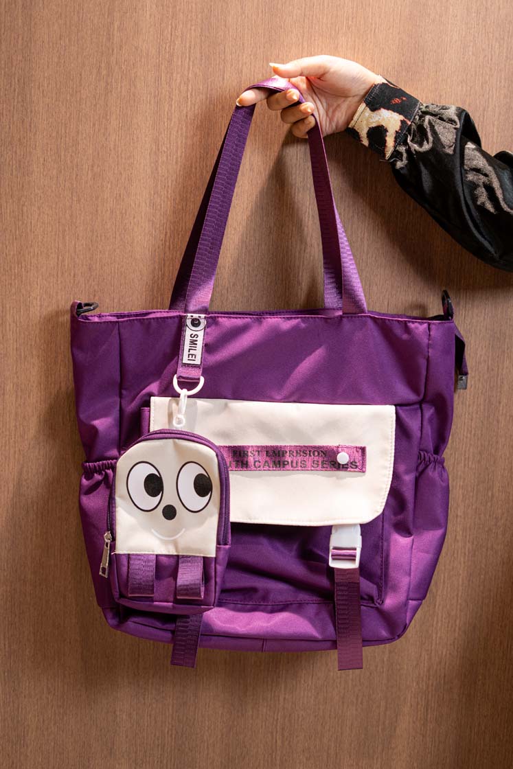ET Tote Bag – Campus Series | NNT | Deep Purple